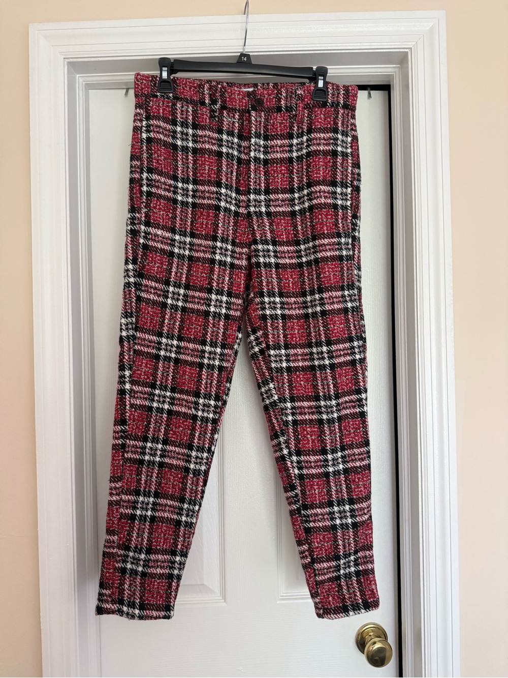 NWT Plaid Trousers
